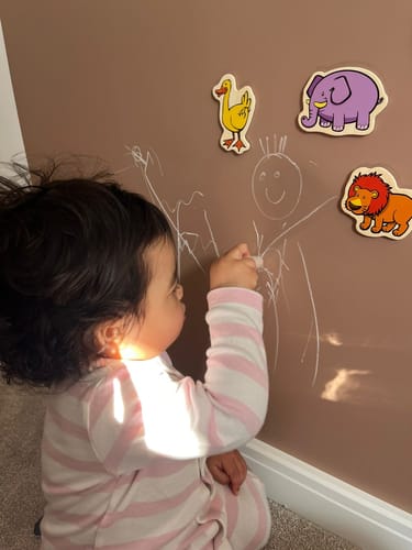 Customer photo review of Magnetic Wall Board
