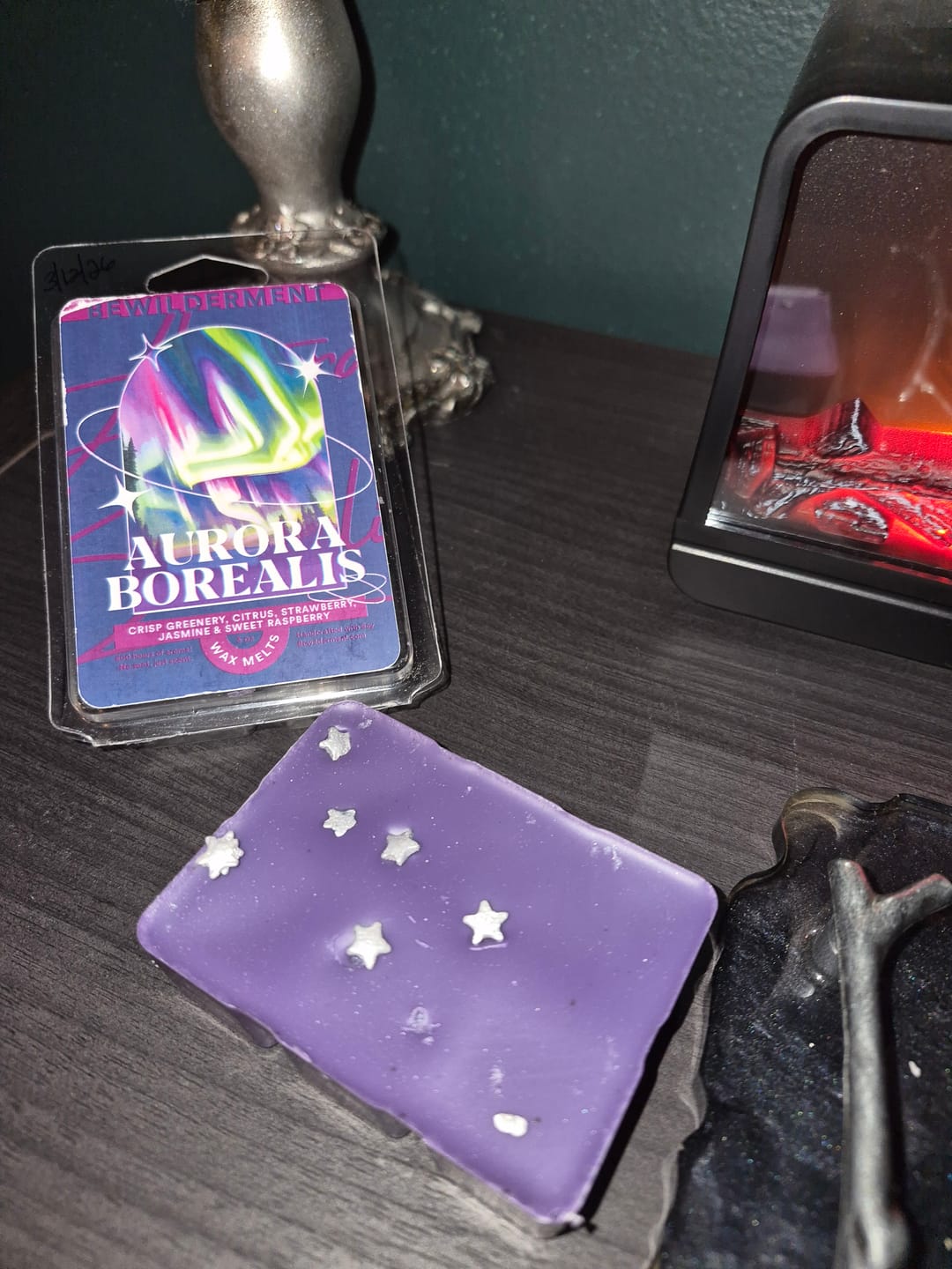 Customer photo review of Aurora Borealis Wax Melts
