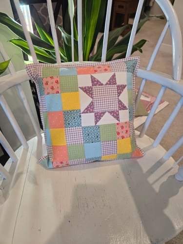 Customer photo review of Sparkle & Charm- Easter  Pillow Kit
