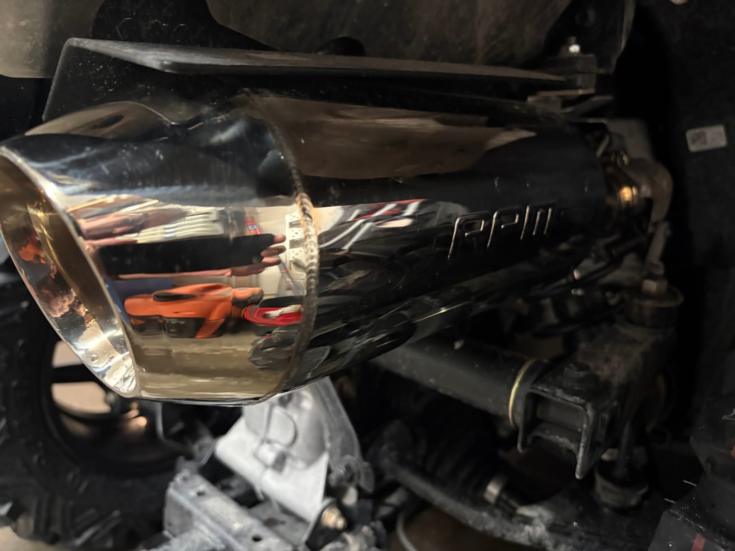 Customer photo review of RPM Polaris Sportsman 450/500/570/800 Sport Muffler - Slip On Exhaust