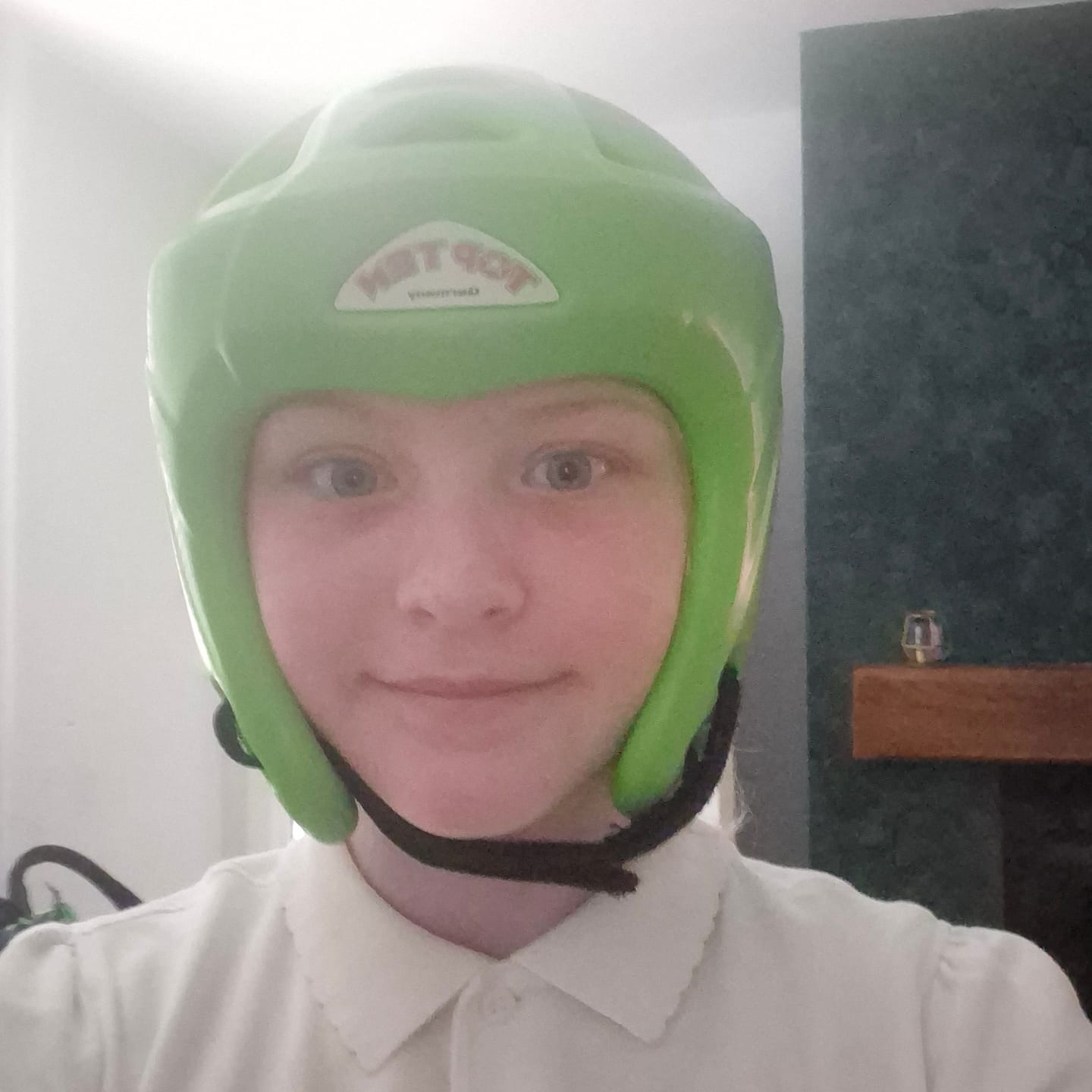 Customer photo review of TOP TEN Avantgarde Head Guard