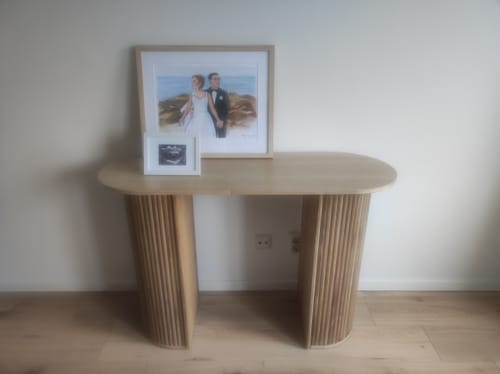 Customer photo review of PIREUS - Console en bois coloris naturel