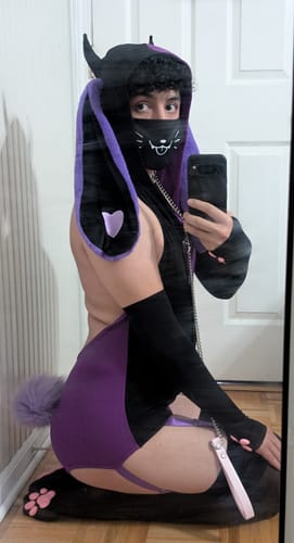 Customer photo review of Heart Pattern Two-Tone Bunny KO129