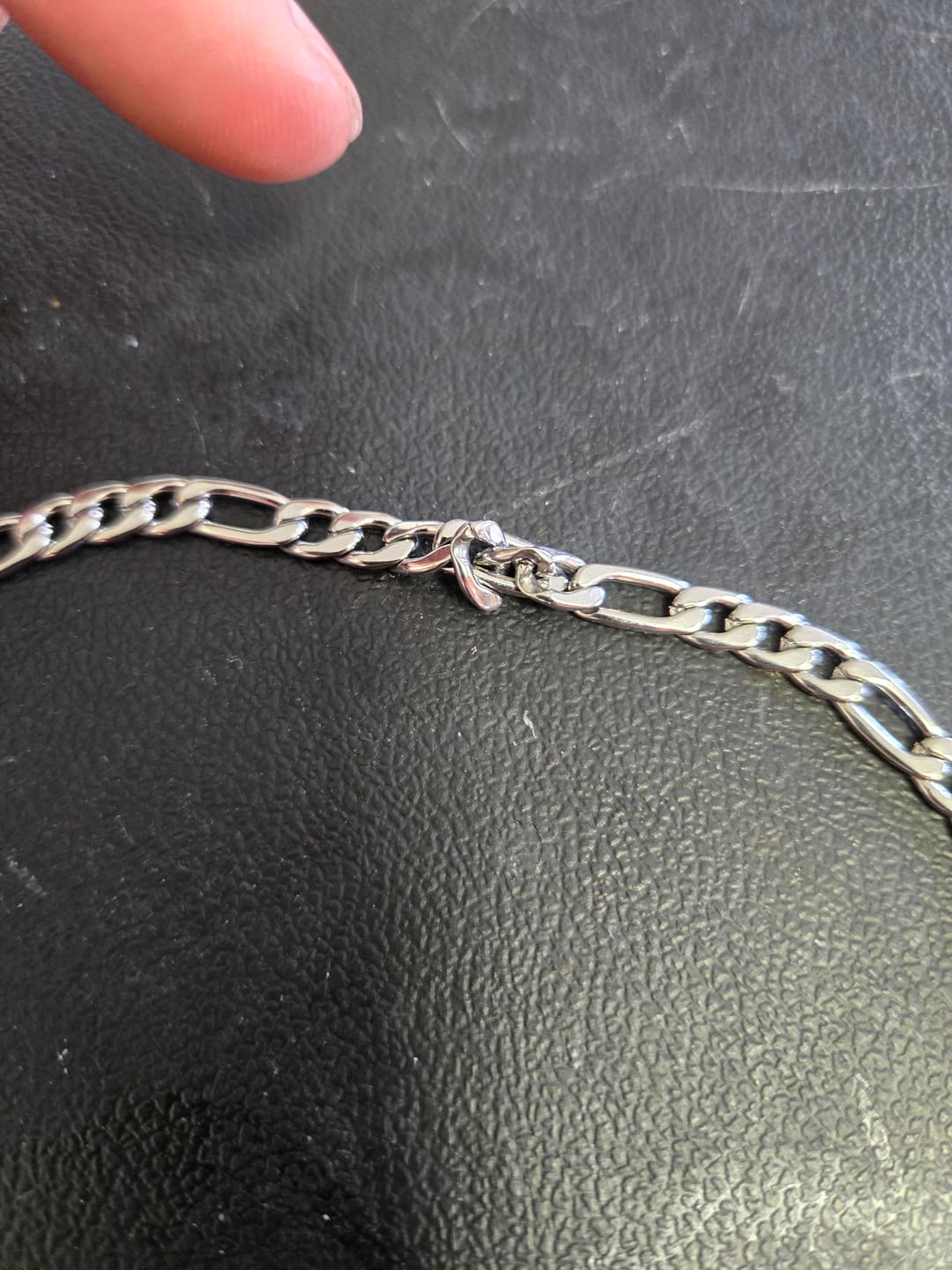 Customer photo review of 5mm Figaro Link Chain