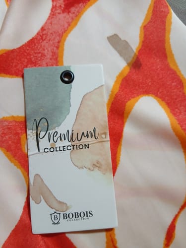 Customer photo review of Blusas Para Mujer Camisera Satinada N61106 Naranja