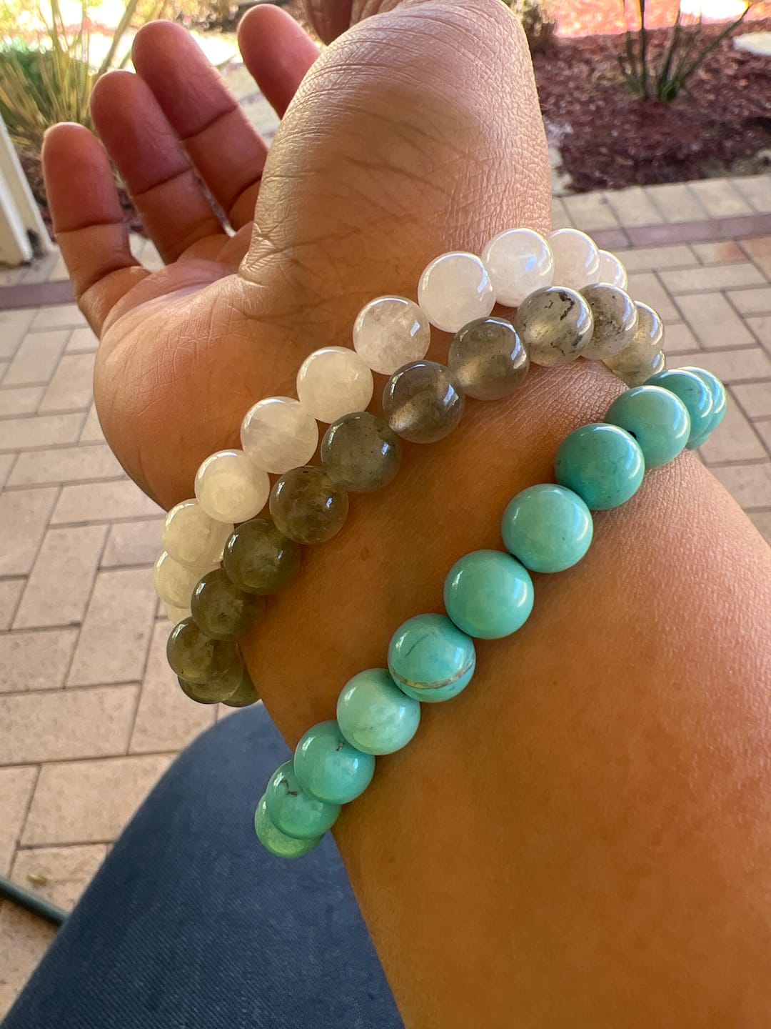 Customer photo review of Turquoise Bracelet