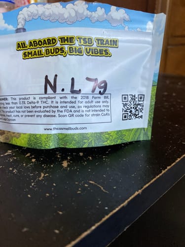 Customer photo review of Northern Lights THCA Flower