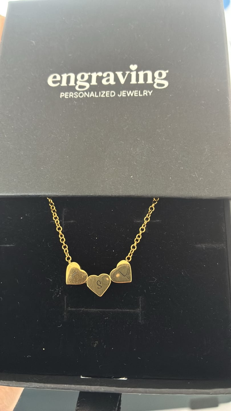 Customer photo review of Necklace: Little Heart