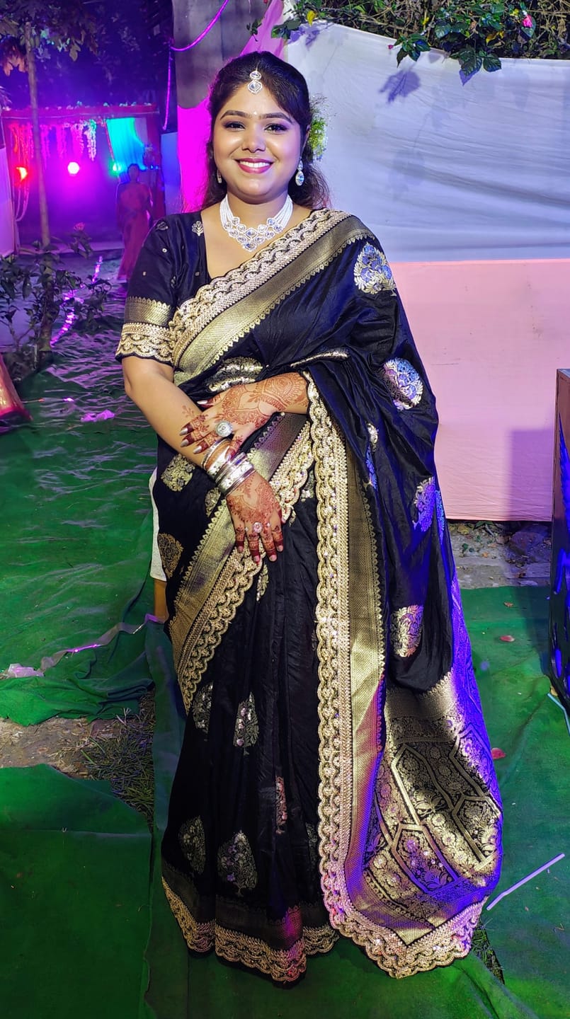 Customer photo review of Go With  Banarasi Saree