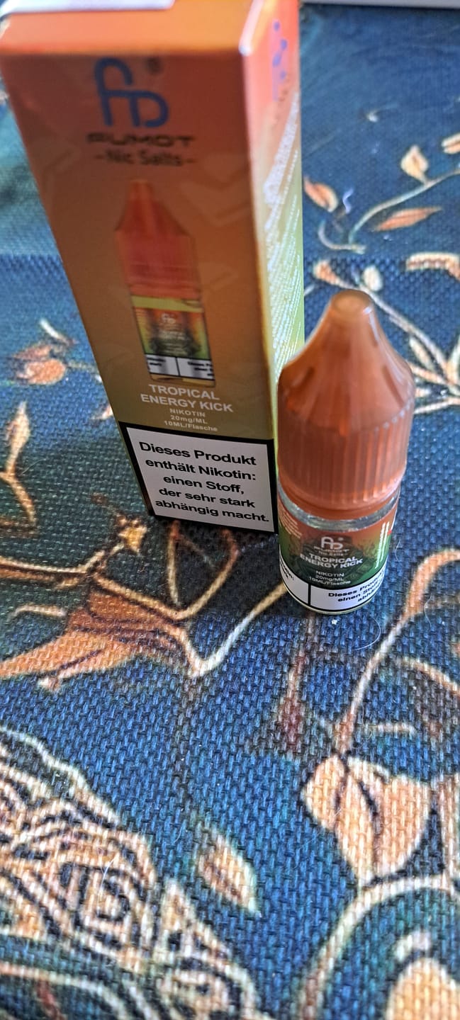 Customer photo review of Fumot Nic Salt Tropical Energy Kick Liquid