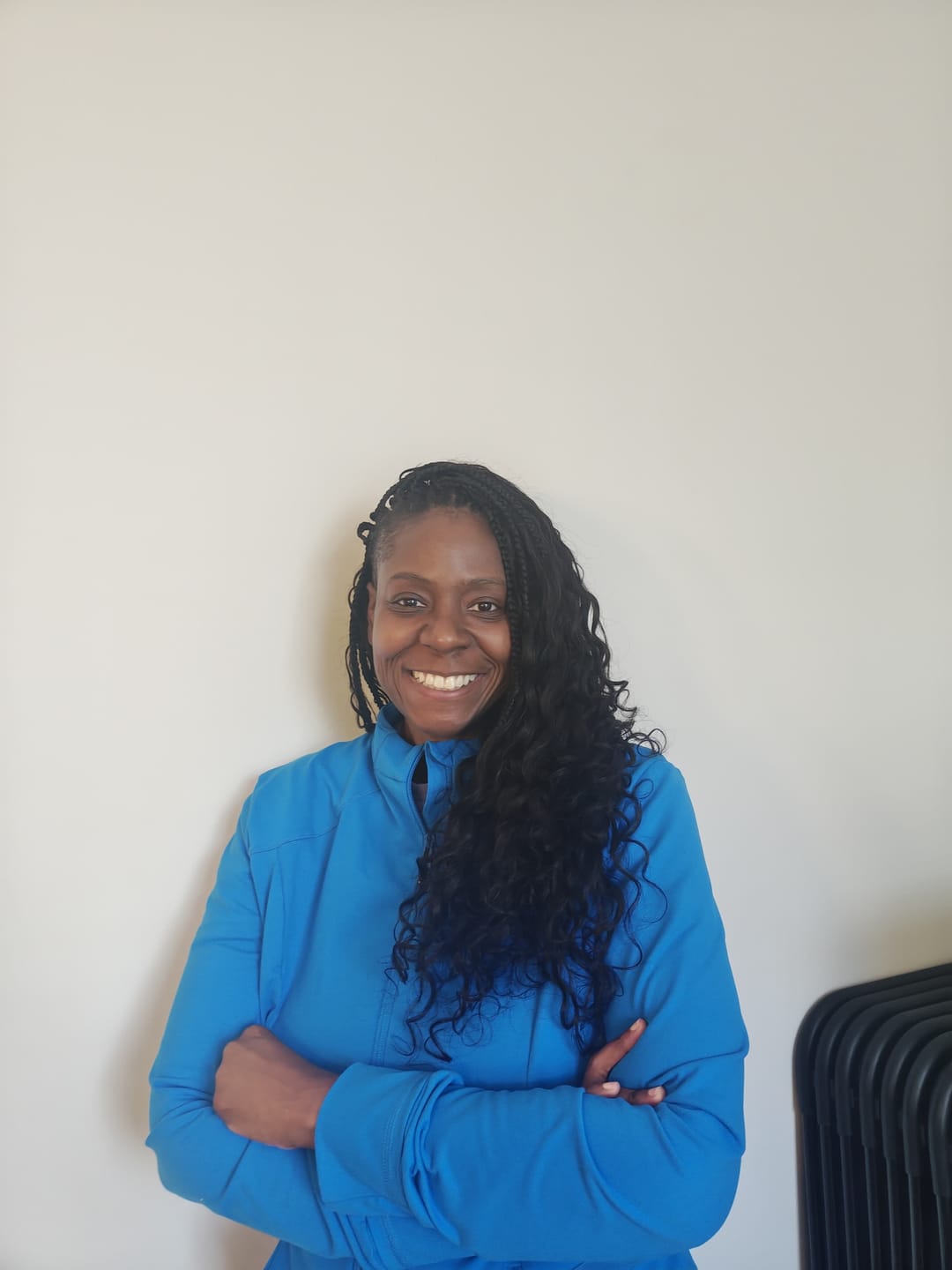 Customer photo review of Crochet Mermaid Braids with Loose Wave Human Hair Curls