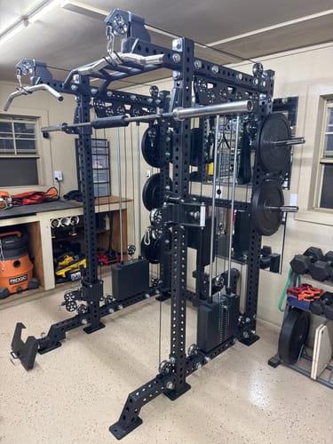 Customer photo review of Blazzed HD1 Squat Rack Functional Trainer