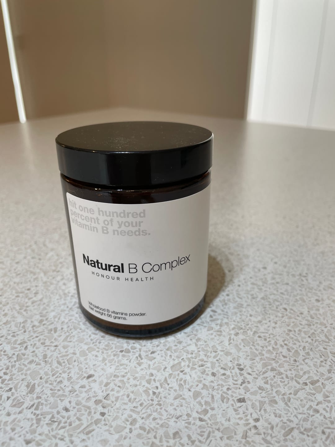 Customer photo review of Natural B Complex Powder - 60 Serves