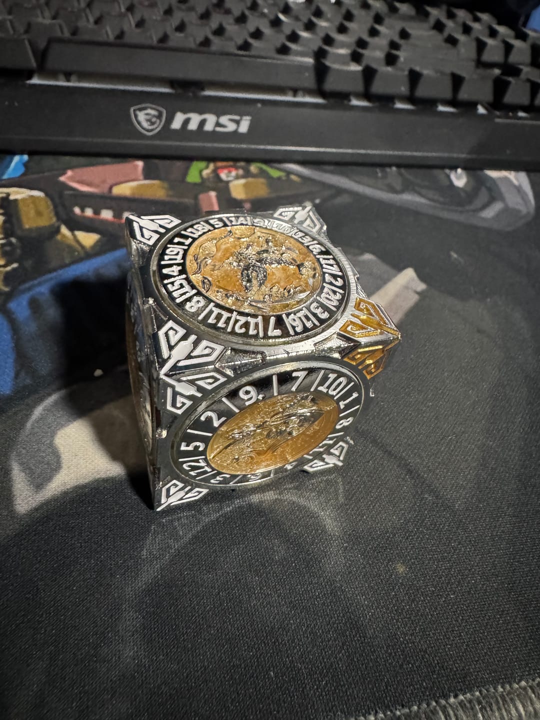 Customer photo review of Masters Dice Relic #000 – Class Legacy Spinner | 7 -in-1 Dual-Spinner Metal Dice