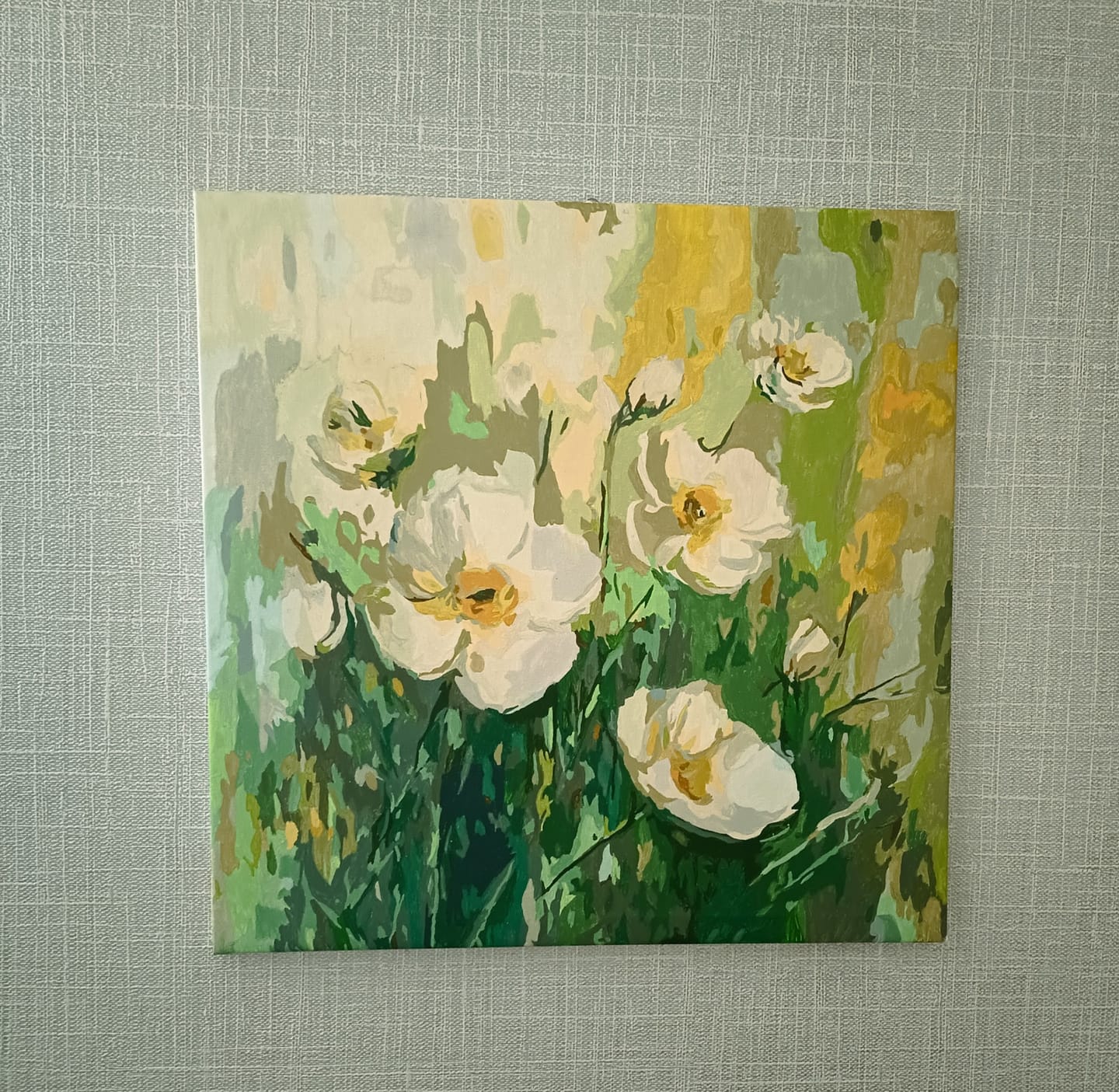 Customer photo review of Malen nach Zahlen - Blütenpoesie im Sonnenlicht
