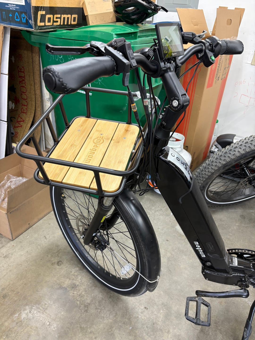 Customer photo review of Multi-Purpose Front Cargo Basket