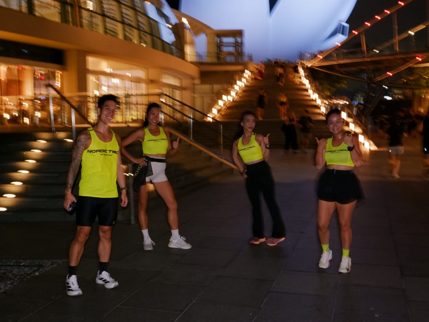 Customer photo review of Women's Velocity Cropped Tank - Flash Yellow