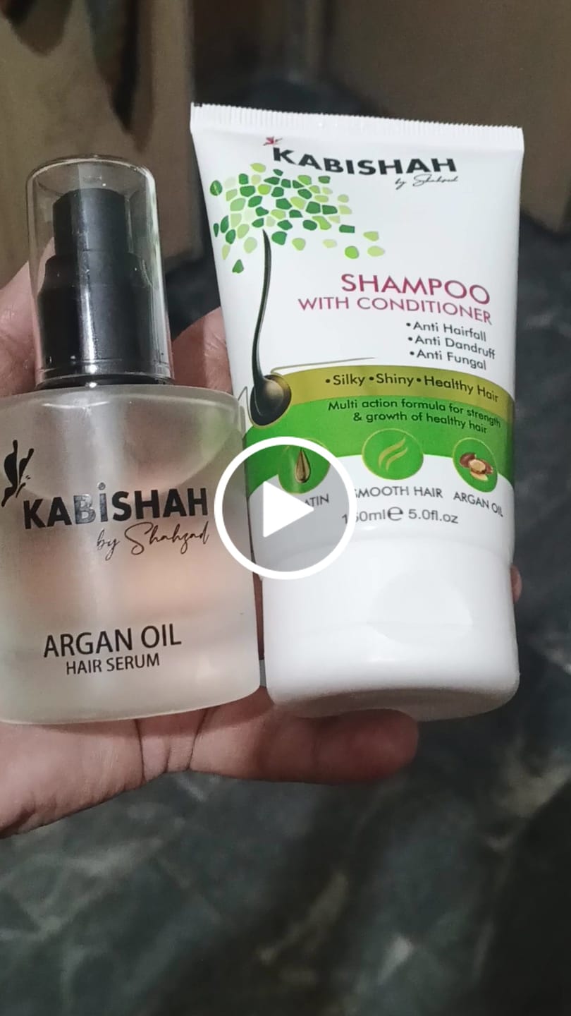 Customer video review of Hair Care Bundle: Argan Oil Hair Serum + Shampoo