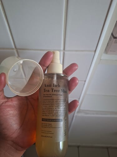 Customer photo review of Anti-Itch Tea Tree Hair & Scalp Mist 200ml