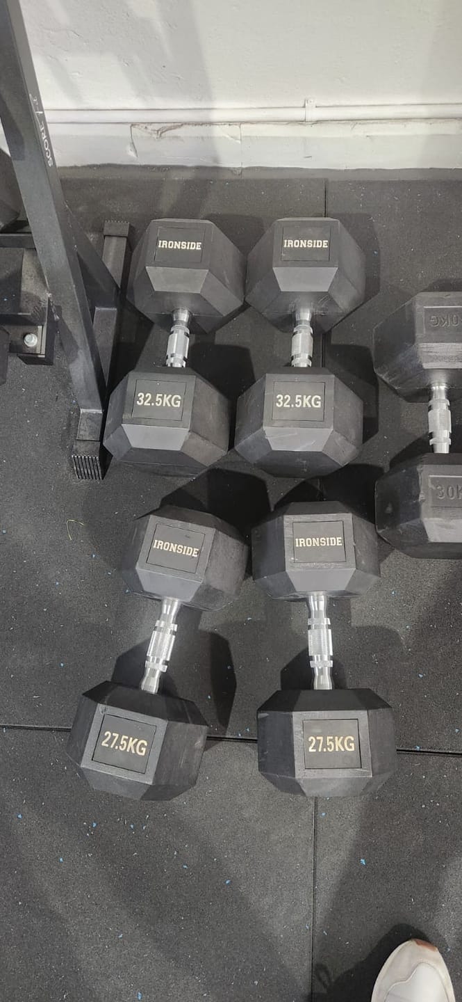 Customer photo review of Mancuerna Hexagonal (2.5 a 50 kg) IRONSIDE