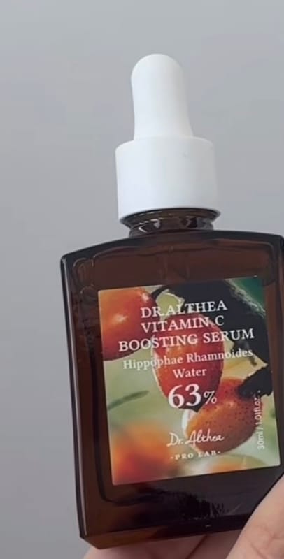 Customer photo review of Antioksidanta serums ar smiltsērkšķiem problemātiskai ādai Dr. Althea Gentle Vitamin C Serum