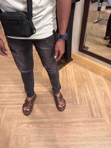 Customer photo review of Ruma Sandal - Coffee