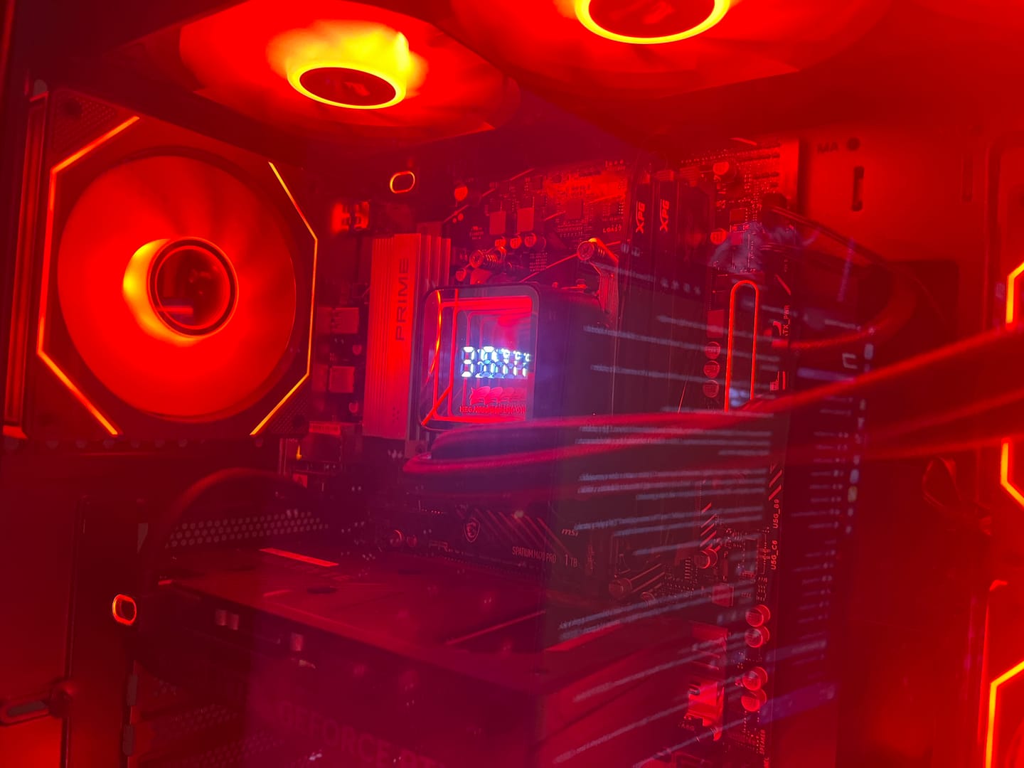 Customer photo review of AsiaHorse Hydrus ARGB PSU Uzatma Kablosu