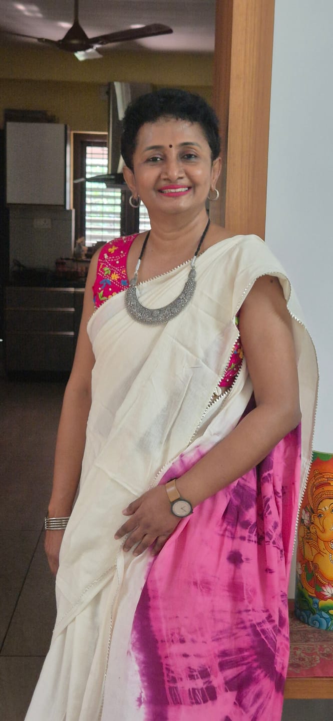 Customer photo review of Kantha Raag- Designer Blouse With Handwork