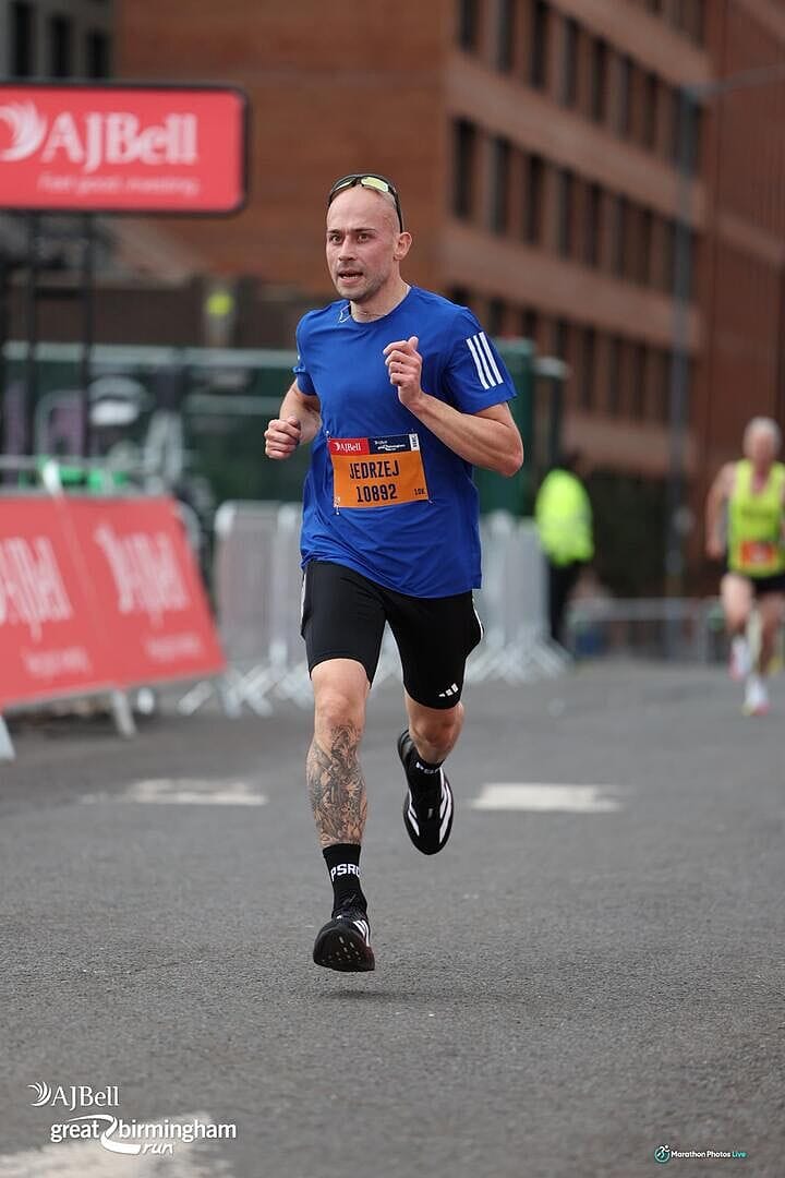 Customer photo review of Performance Running Socks - Black - PSRC