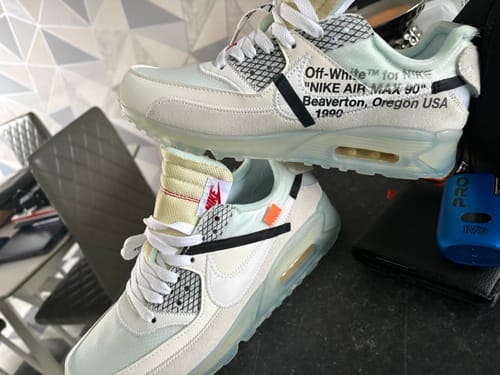 Customer photo review of Off-White x AM90 'Ice'
