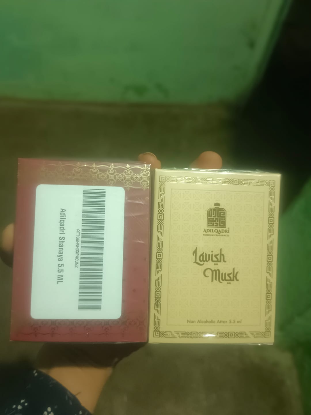 Customer photo review of Shanaya Gold Luxury Gourmand Attar Perfume