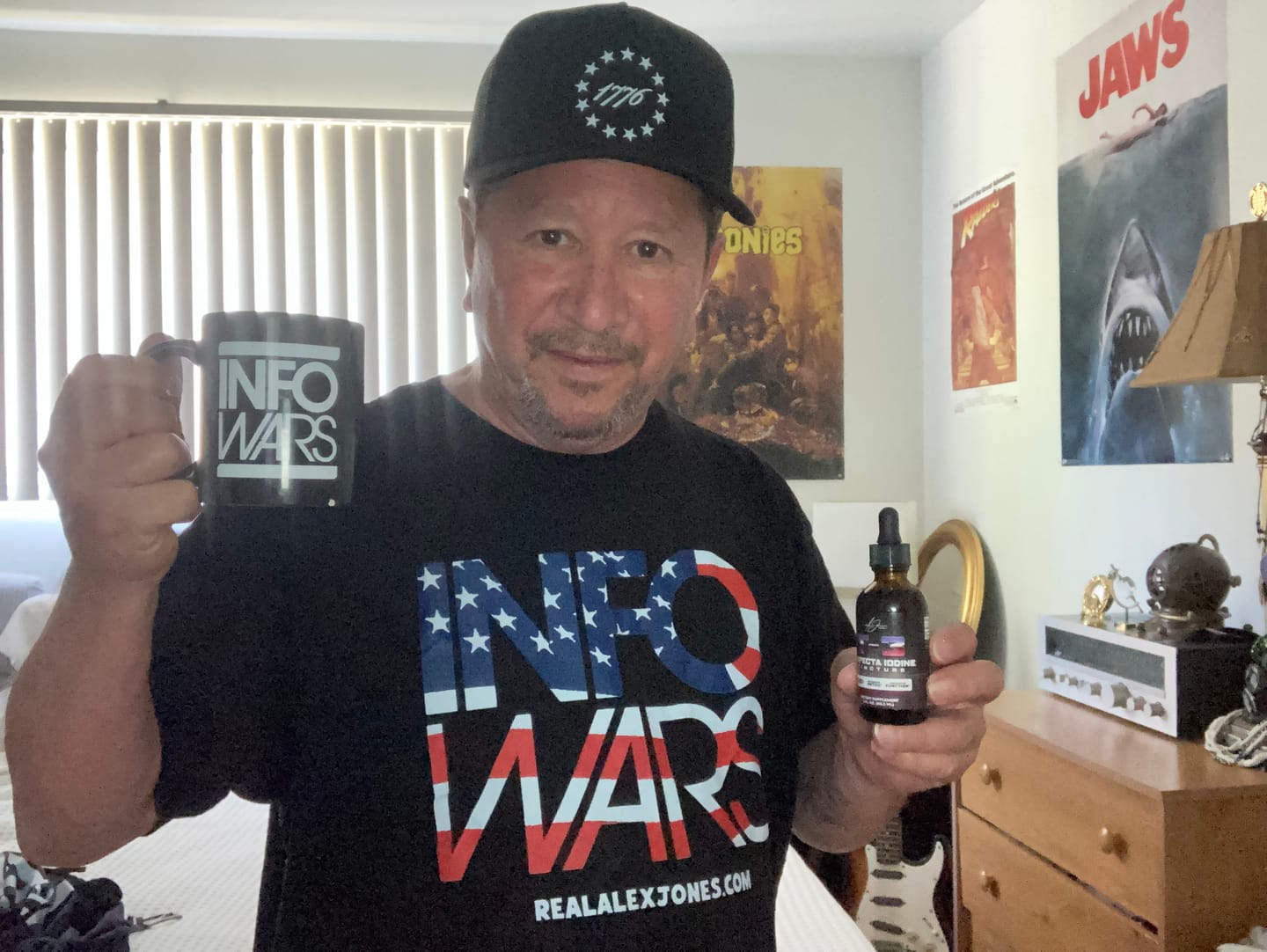 Customer photo review of Exclusive FREE 1776 Trucker Hat