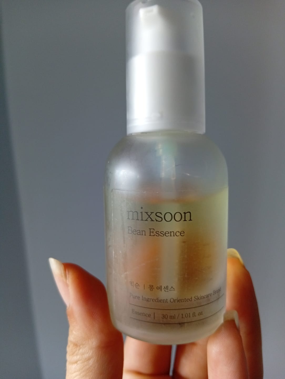 Customer photo review of Mixsoon Bean Essence | 2 En 1: Hidrata Y Limpia Poros