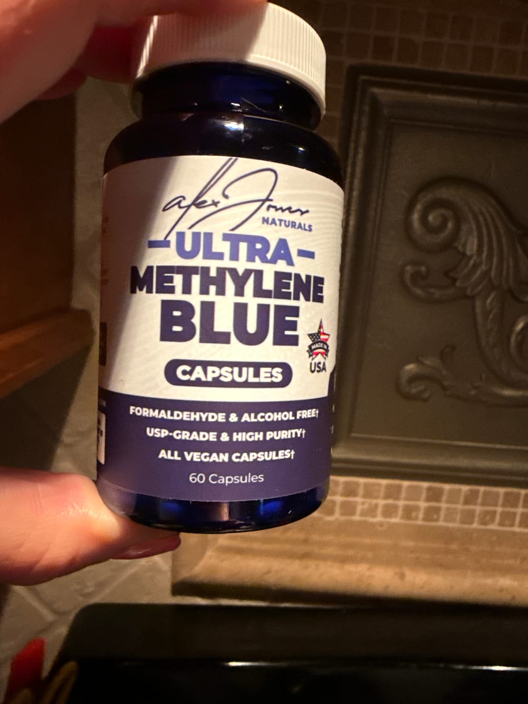Customer photo review of Ultra Methylene Blue Capsules (60 Capsules) (30 Servings)
