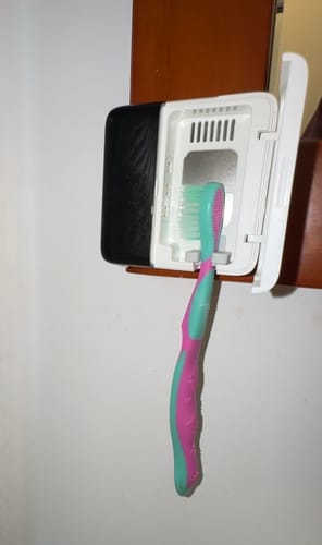 Customer photo review of Oralux UV Toothbrush Sanitizer