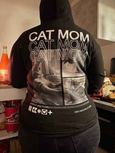 Customer photo review of Only you - Sweat à capuche personnalisé