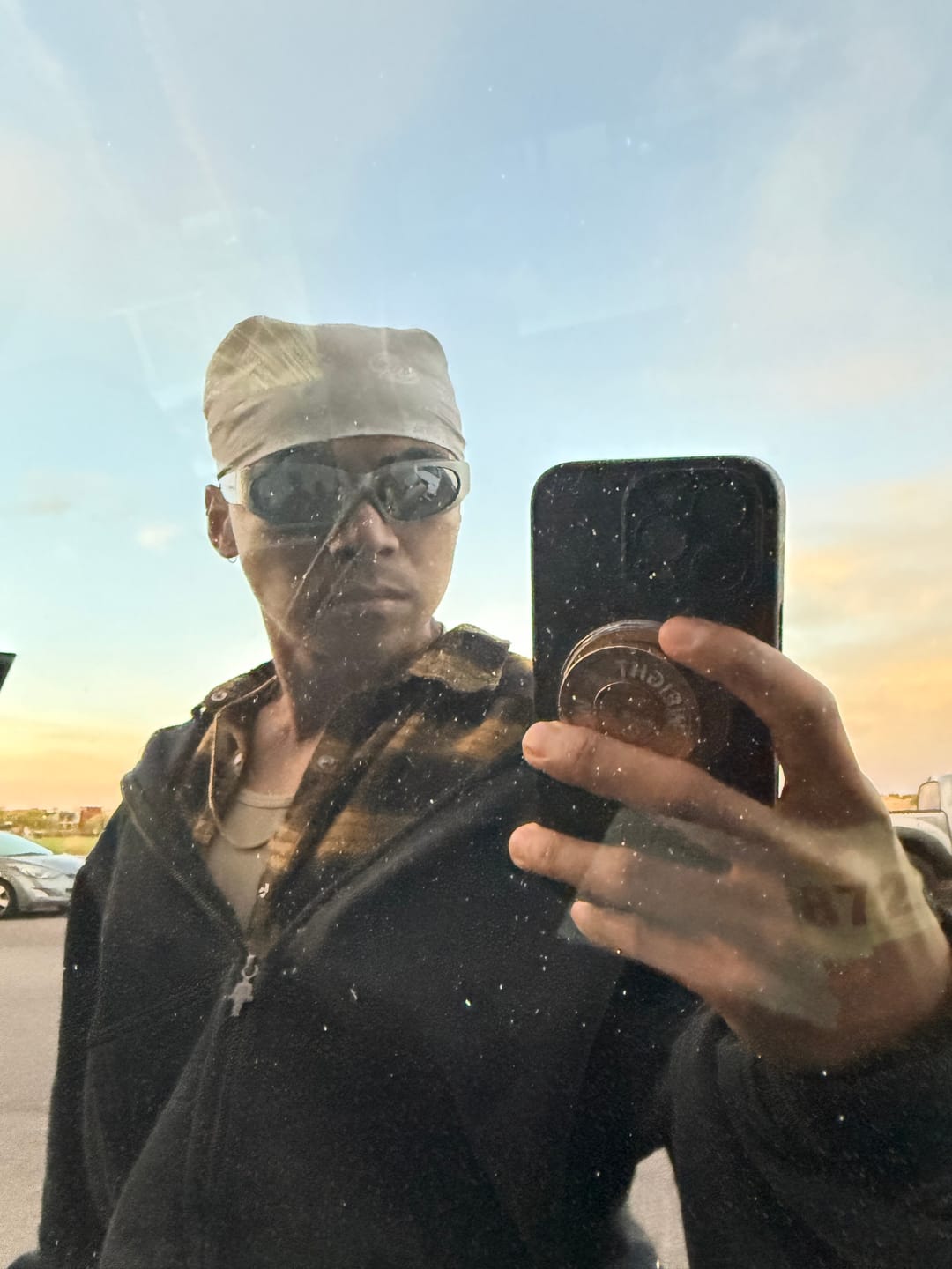Customer photo review of K2Y Sunglasses - SILVER/BLACK RG630