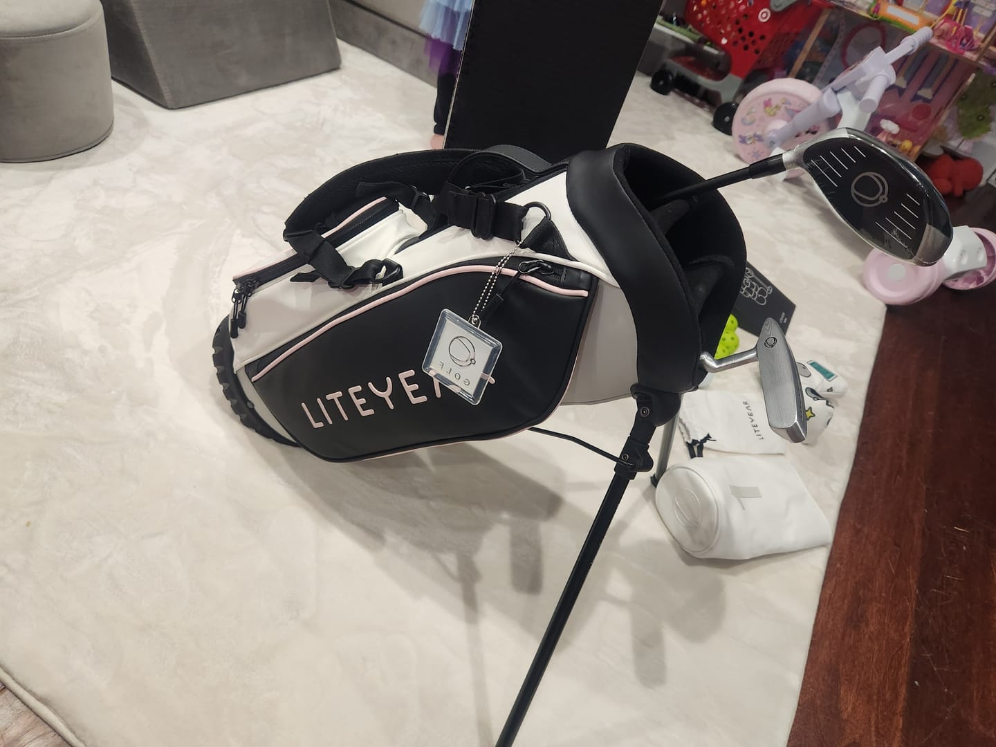 Customer photo review of ZERO GRVTY - Toddler Golf 3 Club & Bag Set - Ages 3-5