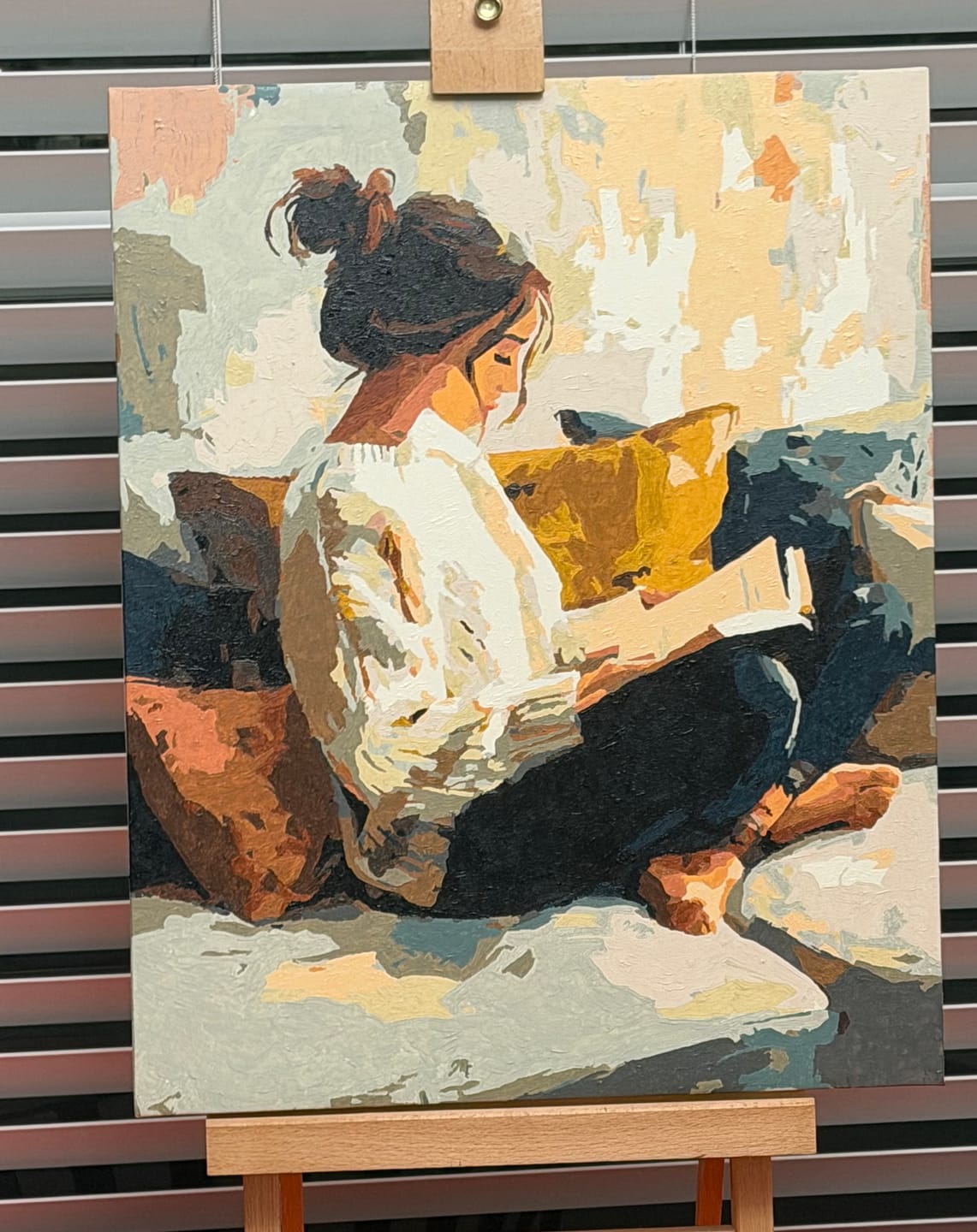 Customer photo review of Sunday time | Paint by Number