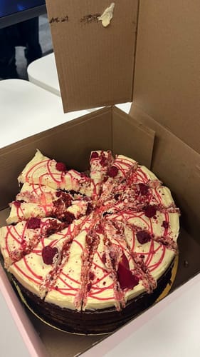 Customer photo review of Red Velvet Cake