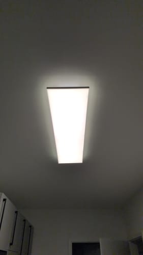 Customer photo review of Smartes LED-Panel Aris, 30x120 cm