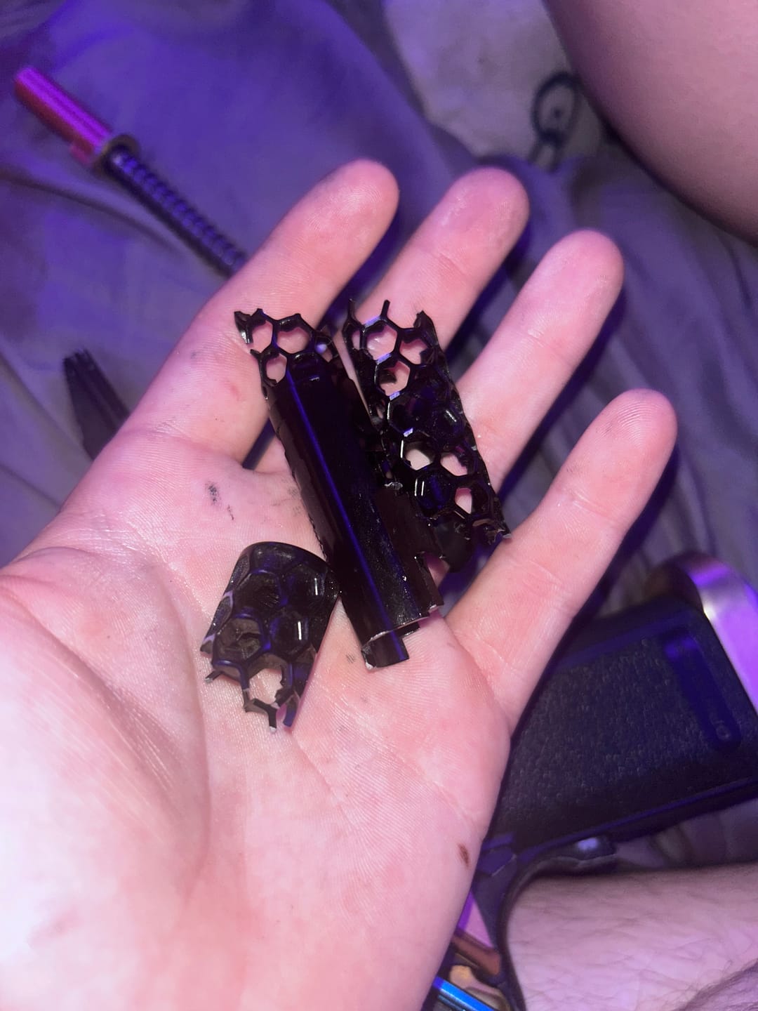 Customer photo review of Dr. Black 5.1 Type “Favos” Outer Barrel for Hi Capa