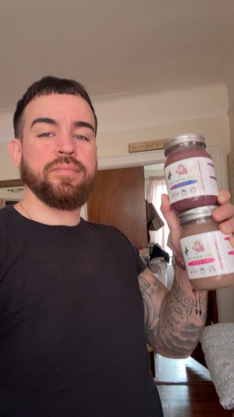 Customer photo review of PURPLE East African Sea Moss Gel (unflavored)