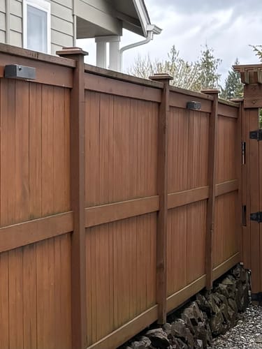 Customer photo review of Solar Wall Light with Motion Sensor