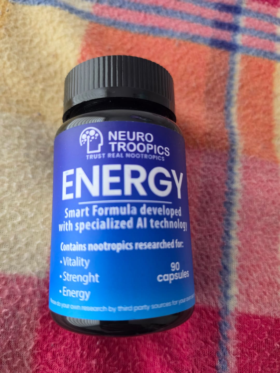 Customer photo review of Neurotroopics  Energy premium