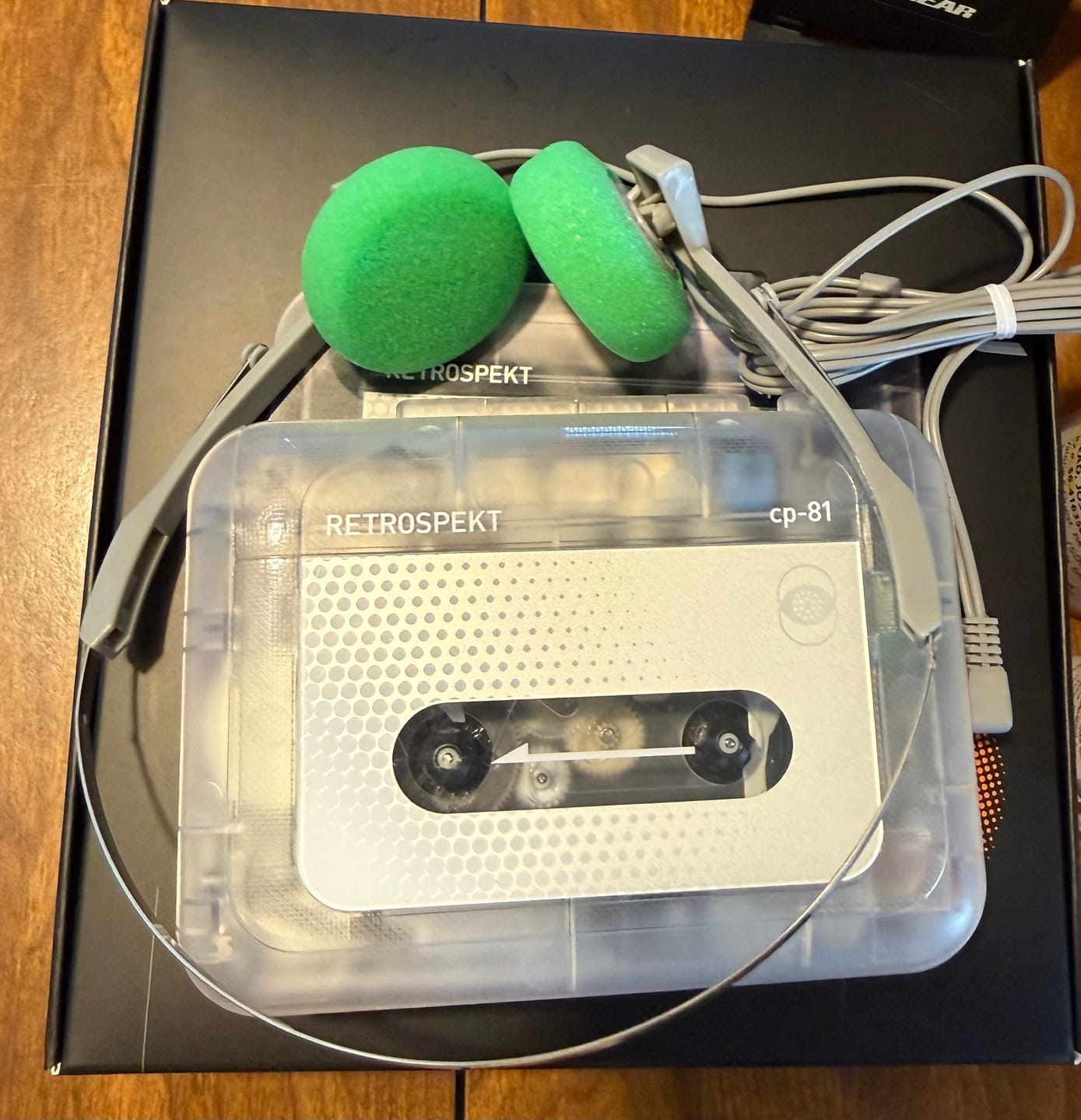 Customer photo review of Retrospekt CP-81 Portable Cassette Player