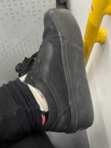 Customer photo review of Zapatilla Vans Old Skool Stackform Mujer Mono Negro