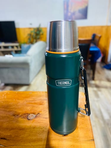Customer photo review of TERMO LIQUIDO ACERO INOX KING 1,2L MATT GREEN