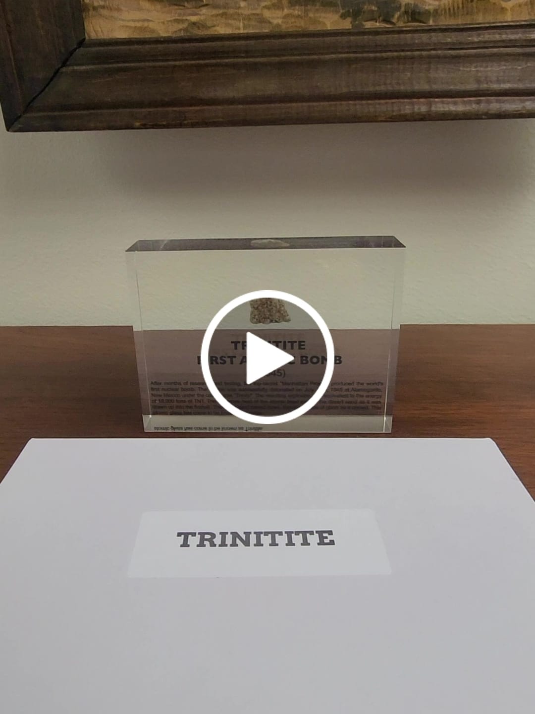 Customer video review of D-Day Barbed Wire Artifact Display