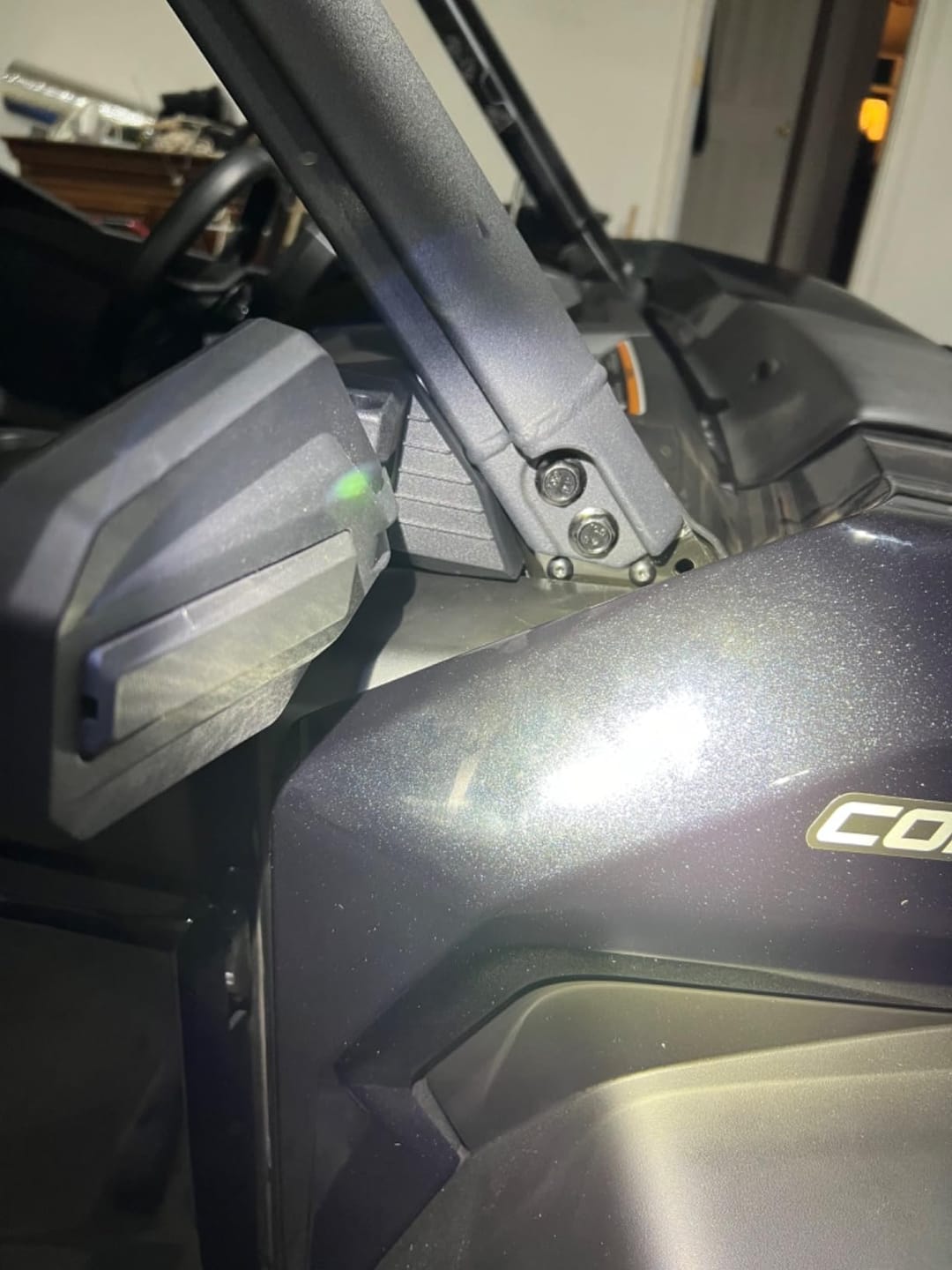 Customer photo review of One Pair Side Mirrors for Can-Am Commander 700 & 1000R 2021+